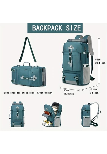 Chuangyinshop Siyah Erkekler İçin 17.3 İnç Laptop Çantası Büyük Kapasiteli Ayakkabı Bölmeli Omuz Çantası Pudra