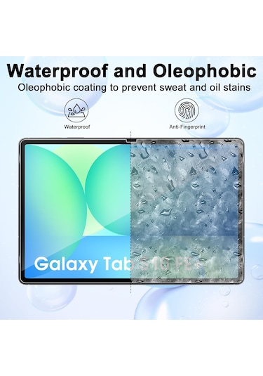 Samsung Galaxy Uyumlu Tab S10 Fe Plus 13.1 İnç Ekran Koruyucu Nano Cam