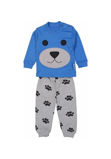 Köpekli İkili Takım mavi