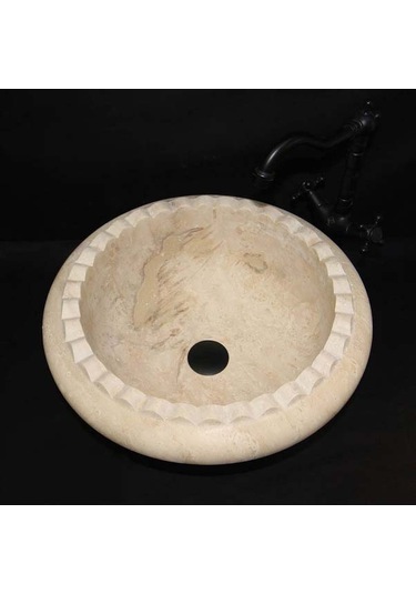 Traverten Özel Kesim Lavabo