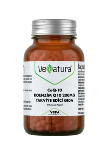 Venatura Coq-10 Koenzim Q10 30 Kapsül 200Mg