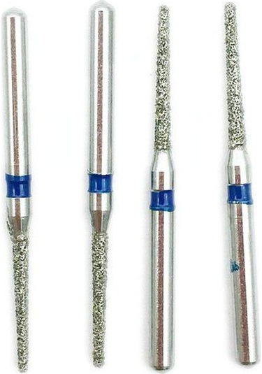 10 Adet Diş Elmas Uç Matkap Konik Düz Uçlu Tip Dia-burs Orta Fg 1.6m Yüksek Hızlı El Aleti Tf-07