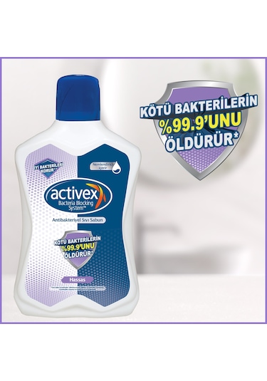 Activex Hassas Sıvı Sabun 3 x 1 L