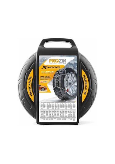 245/40x18 Ebatlarına Uyumlu Takmatik X Tipi Kar Patinaj Zinciri Prozin