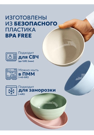 Babuskiny Tarelki 4 Kişilik Derin Plastik Tabak Seti 468286227 Beyaz