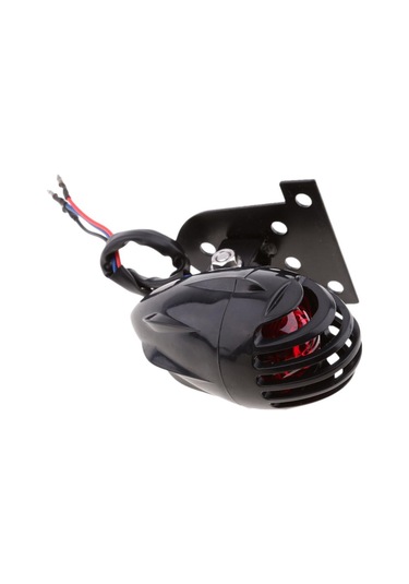 Suntek Chopper Bobber Black İçin Motosiklet Grill Tail Light Fren Gösterge Lambası