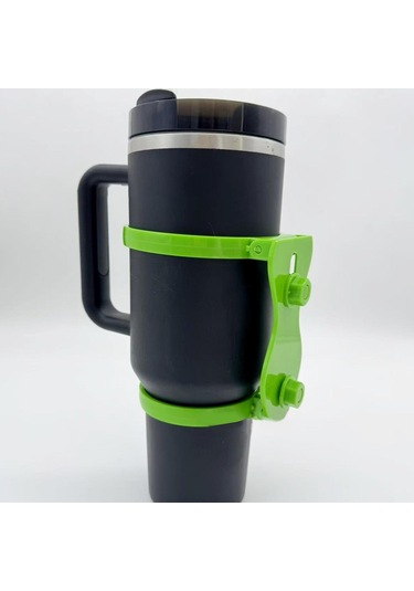 Suntek Bardak Tutucu İçki Ataşmanı Delik Çanta Plaj Tote Yeşil