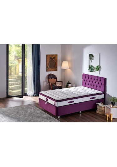 Nironyatak Niron Violet 100X200 Tek Kişilik Gizli Pedli Yatak Full Ortopedik