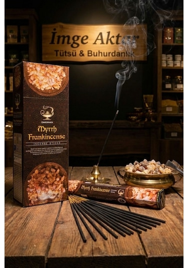 Darshan Incense Günlük Sakızı Akgünlük 20'li Çubuk Tütsü Çok Renkli