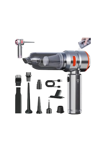 Araç Süpürgesi Kablosuz El Süpürgesi 16000 Pa Fırçasız Motor 4741