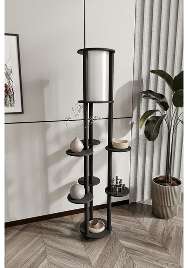 Ravilo Volante Raflı Lambader Siyah Siyah