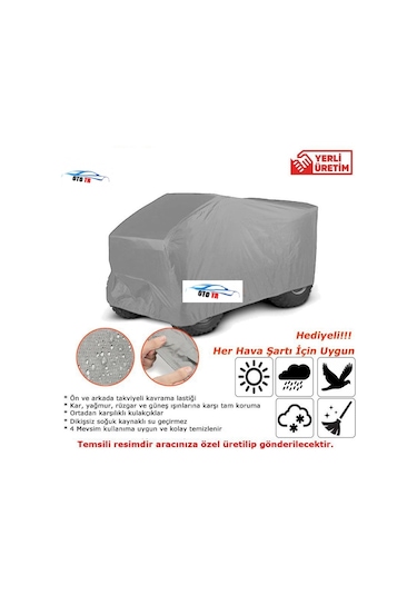 Yuki Yk250-T3 Tract Atv Branda Motosiklet Branda Ototr