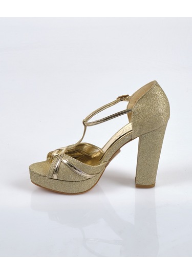 Natty Shoes Altın Kadın Ayakkabı 20119108 001