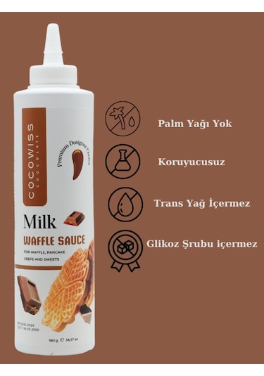 Cocowiss Chocolate Sütlü Çikolata Sos 300 G