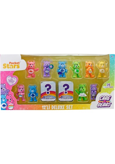 Care Bears Mini Koleksiyon Figürleri 12'li Paket Model 2