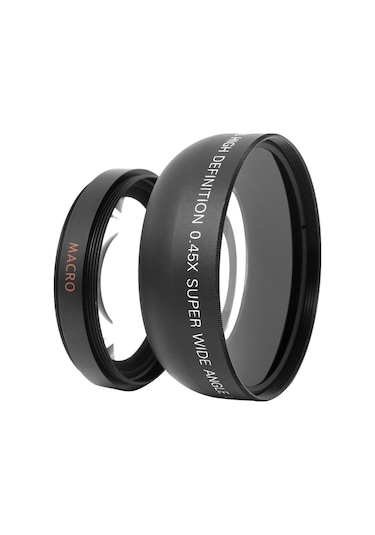 Youtek 52mm Geniş Açı + Makro Lens - Çoklu Çekim Ve Yakın Plan Fotoğraflar İçin