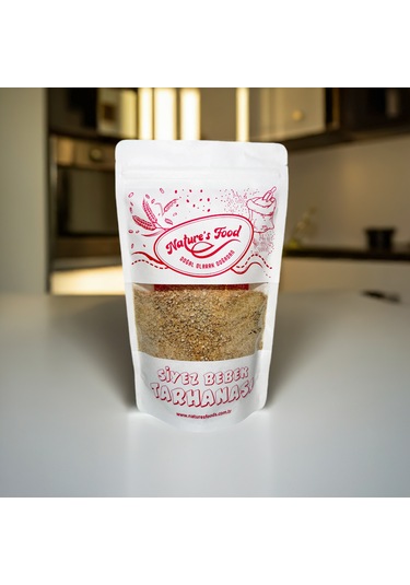 Siyez Bebek Tarhanası Siyez Buğday Unu, Domates, Tatlı Kırmızı Biber, Soğan, Yoğurt, Nohut, Az Tuzlu