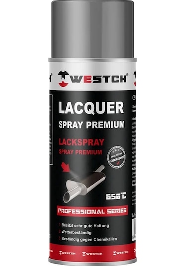 Westch Isıya Dayanıklı Yanmaz Sprey Boya Gümüş 400 Ml Gümüş
