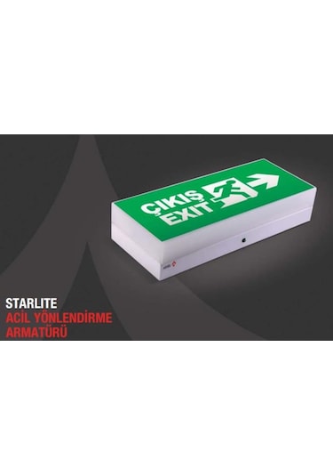 Arsel Starlite Ae-01211-L-Dali Acil Çıkış Yönlendirme Armatürü Sü