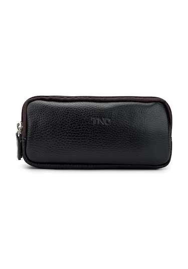 Tamer Tanca Erkek Hakiki Deri Siyah El Çantası 688 1989 Erk Canta Y24 Sıyah Fltr Siyah