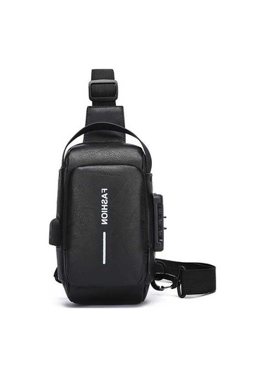 Didadodo Siyah Retro Omuz Çantası S605 Siyah, Moda Trendi Siyah