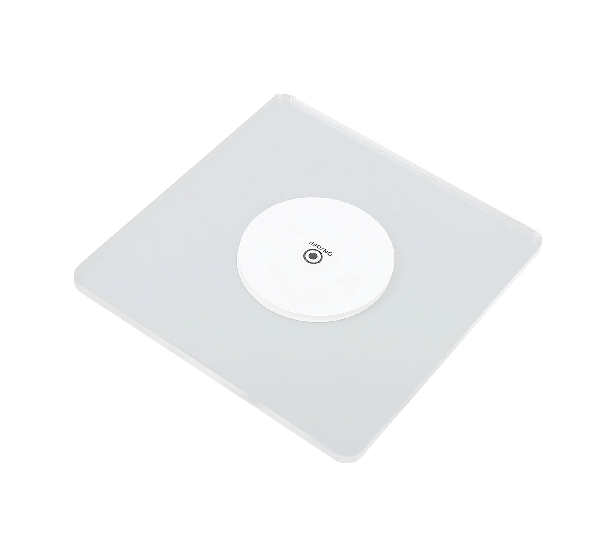 Shineyee 10cm Kare Led Işıklı Bardaq Altlığı - 3 Mod Hızlı/slow Flash, Sürekli Işık - Dayanıklı Pc Malzeme - Bar, Parti, Düğün İçin