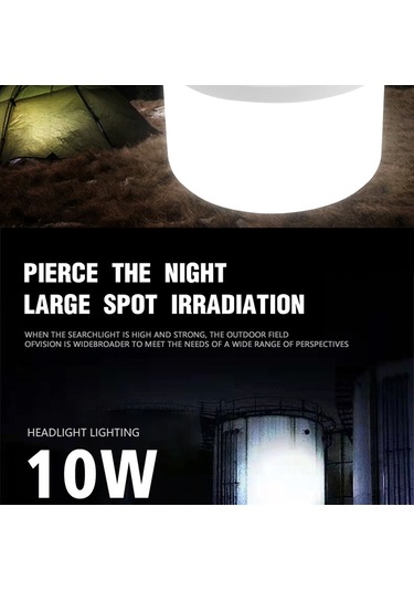 Yifomall Mx-518 Güneş Enerjili Led Feneri - Taşınabilir Dış Mekan Işığı, Kamp Ve Acil Durum Lambası, Askı Ve Taşıma Özelliğiyle Beyaz