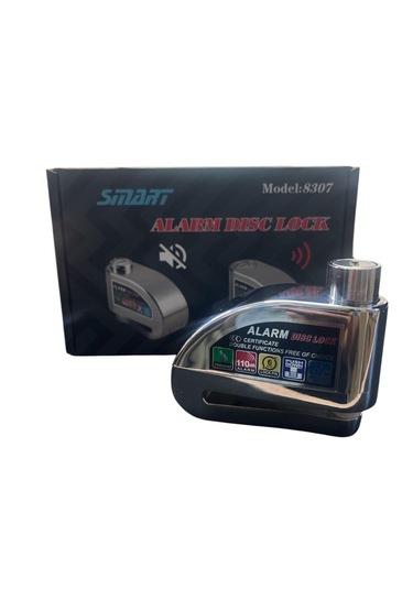 Çelik Kasa Alarmlı Motosiklet Disk Kiliti Disk Kilidi