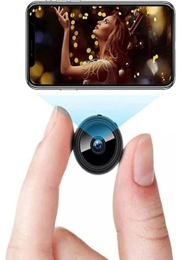 Xindoker Siyah A9 Ev Wıfı İzleme Kamerası - Manyetik Tutma, 64g Hafıza Kartı, 1080p Full Hd, Gece Görüşü, Çocuk & Spor Kullanıma Uygun