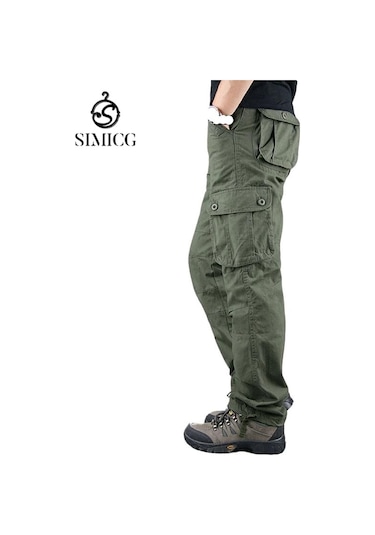 Erkekler 3d Outdoor Altı Cepli Tulum Yeşil