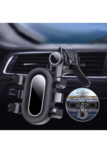 Seametal Araba Hava Çıkış Havalandırma Telefon Tutucu Yerçekimi Algılama Akıllı Telefo Standı 360 Döndürme Telefon Tutucu 56417927