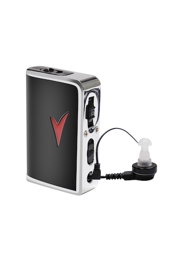 Mini Taşınabilir İşitme Cihazları Ses Amplifikatörü 8 Seviye Ses Kontrolü Pillerle Çalışan