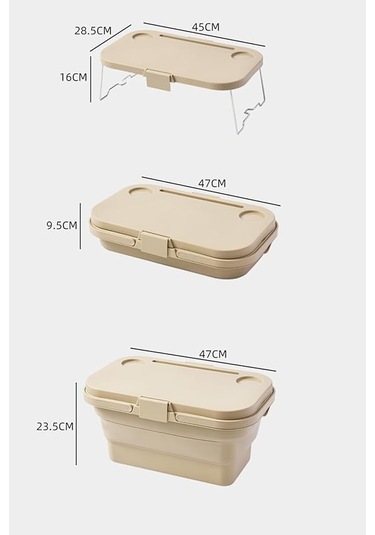 Katlanır Piknik Sepeti Yeşil