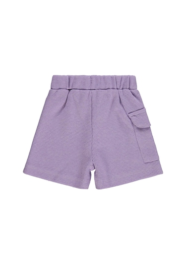 Civil Baby Kız Bebek Düz Cepli 6-18 Ay Şort - Lila