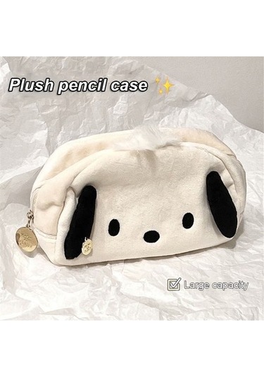 Agoodshop Beautifyy Peluş Kawaii Kalem Çanta Kırtasiye Çantası Sevimli Kırtasiye Kutusu Kızlar Karikat 3bp-yeşil