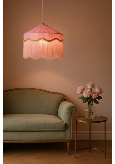 Cotton Candy Sarkıt Avize Pembe
