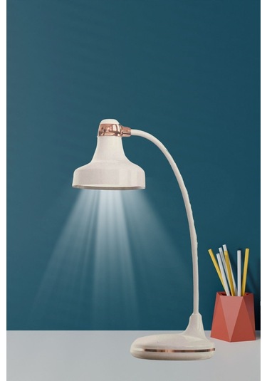 Buffer Dokunmatik 3 Farklı Led Işıklı Çalışma Masası Üstü Lamba -m11 Krem