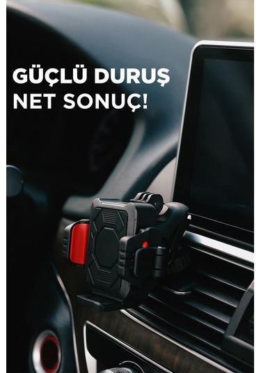 Torima Jx-063 Siyah Plastik Motosiklet Sabitleyici 360 Döner Telefon Tutucu Siyah