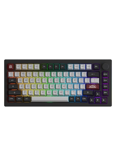 Akko 5075b Plus Dracula Castle V3 Cream Yellow Pro Switch Rgb Kab