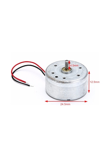 4 Adet Elektrik Üreten Mini Dc Dinamo Motoru - 5V Dinamo Motor