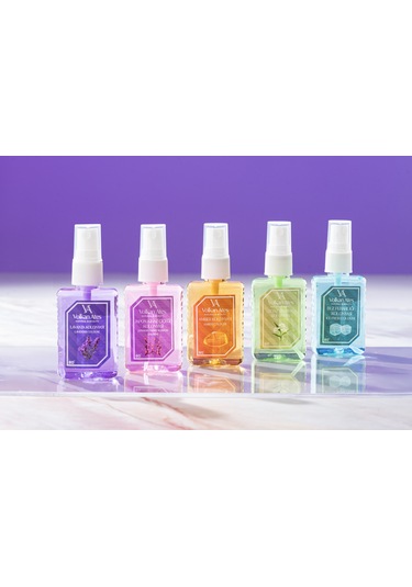 Volkan Ates Natural & Beauty 5'li Parfümlü Kolonya Seti 50 Ml