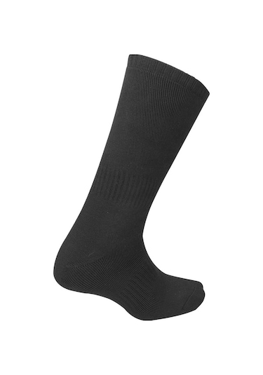 Willowhaven Erkek Kadın İçin Elektrikli Isıtmalı Pil Çalışan Kış Sıcak Siyah Çoraplar Siyah