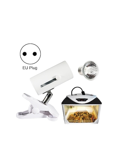 Sones Zy-uab Kaplumbağa Arka Işık Uva Isıtmalı Tırmanma Evcil Hayvan Arka Işık, Ampullü Ab Fişi