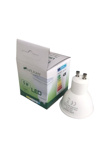 10 Adet 5W Led Ampul Gu10 Duy Sarı Işık 3000K Uzlıght