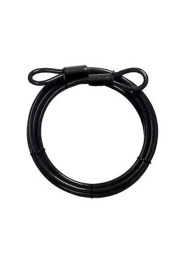 Master Lock 72dpf 15 Ft İlmekli Uçlu Örgülü Çelik Kablo Ve 3/8 In