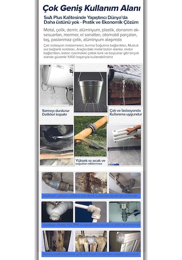 Megabond Kaynak Yapılmış Gibi Birleştiren Yapıştırıcı Tekli