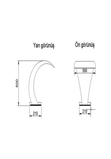DEV PASLANMAZ 500x600 mm Kobra Model Havuz Şelale AISI 316 KALİTE