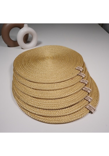 Zengin Design Home 10 Yuvarlak Runner & Amerikan Servisi Sarı