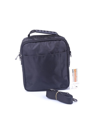 Seventeen 900 Siyah Erkek Orta Kapaklı El Ve Omuz Çantası