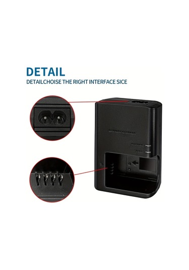 Xuweiwei Edekoy Lc-e12 Ab Tak Şarj Cihazı Canon Eos Kameralar İçin Siyah 100v-240v Avrupa Fiş Kompakt Pil Şarj Seyahat Fotoğrafçılığı